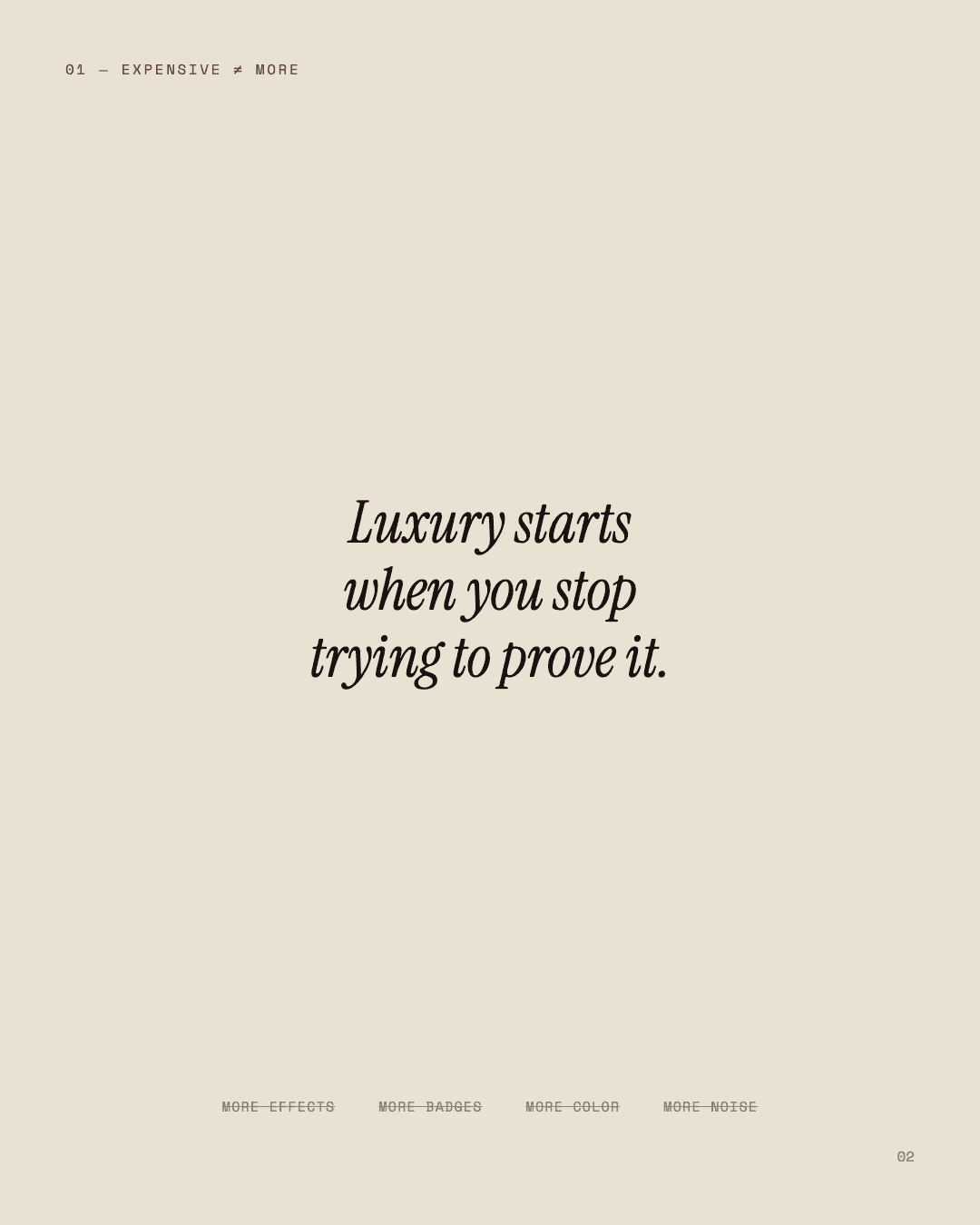 Why some design looks expensive, slide 2