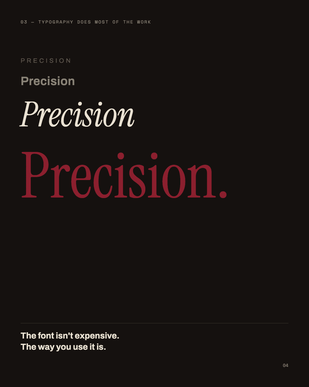 Why some design looks expensive, slide 4