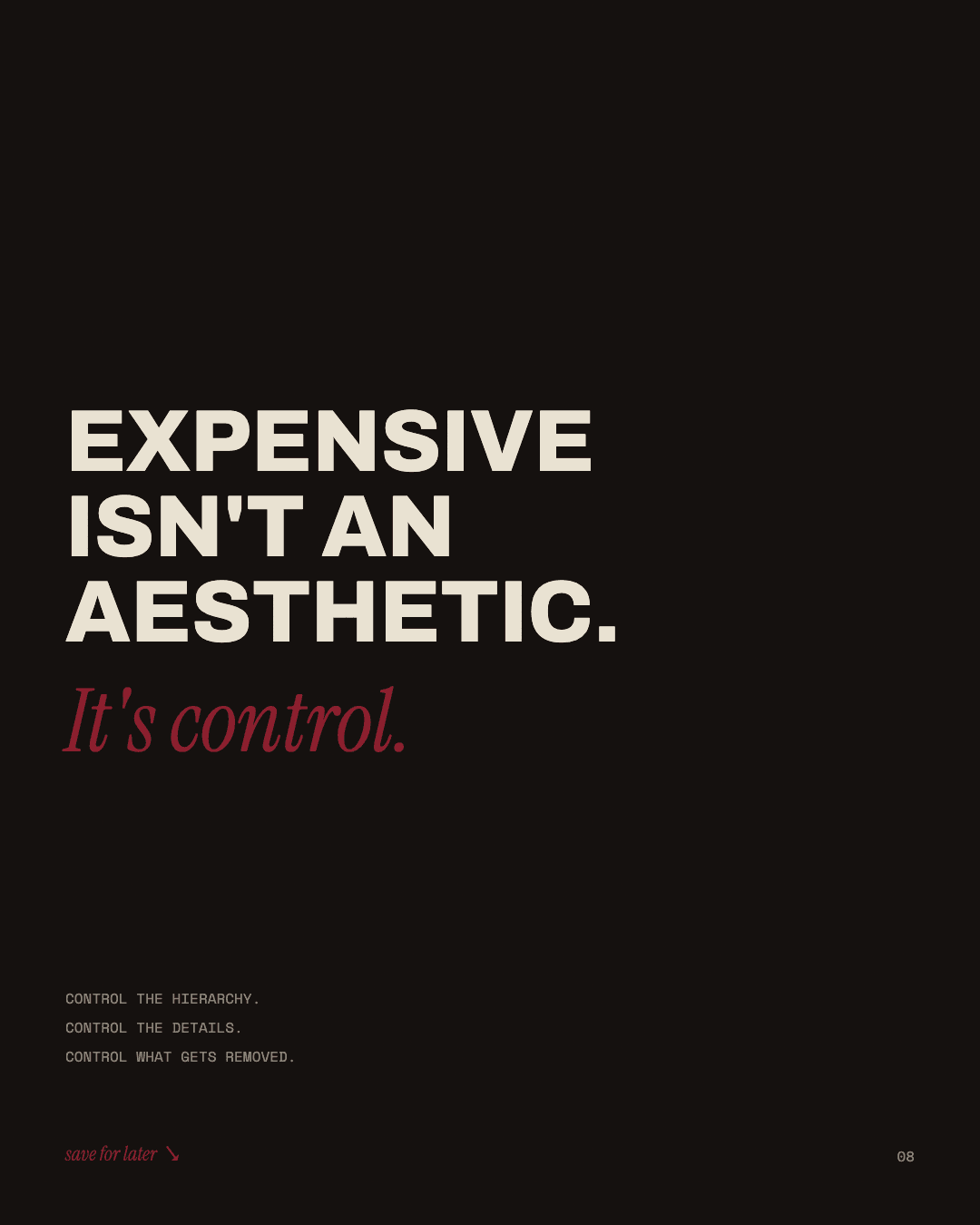 Why some design looks expensive, slide 8
