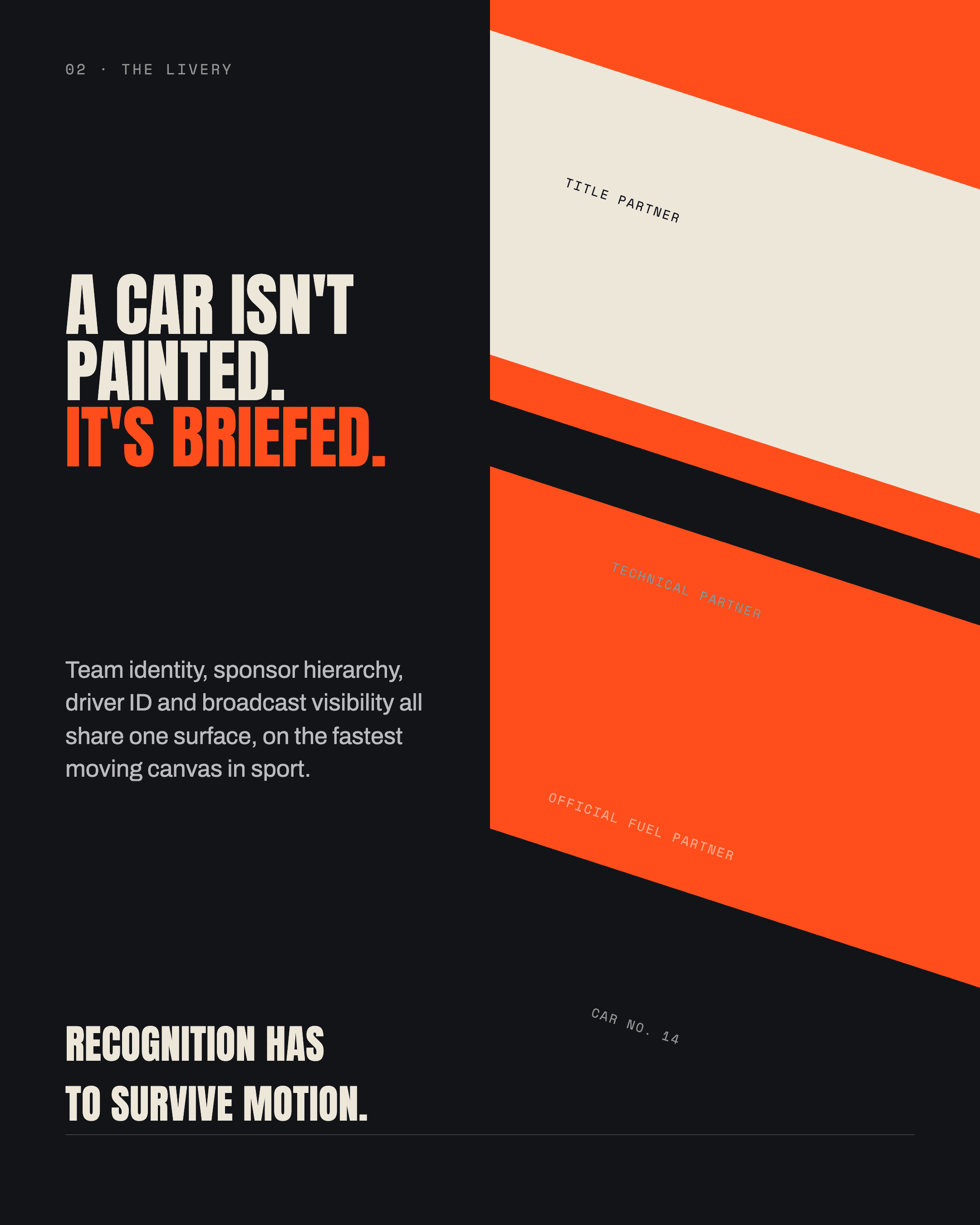 What F1 liveries teach about design systems, slide 3