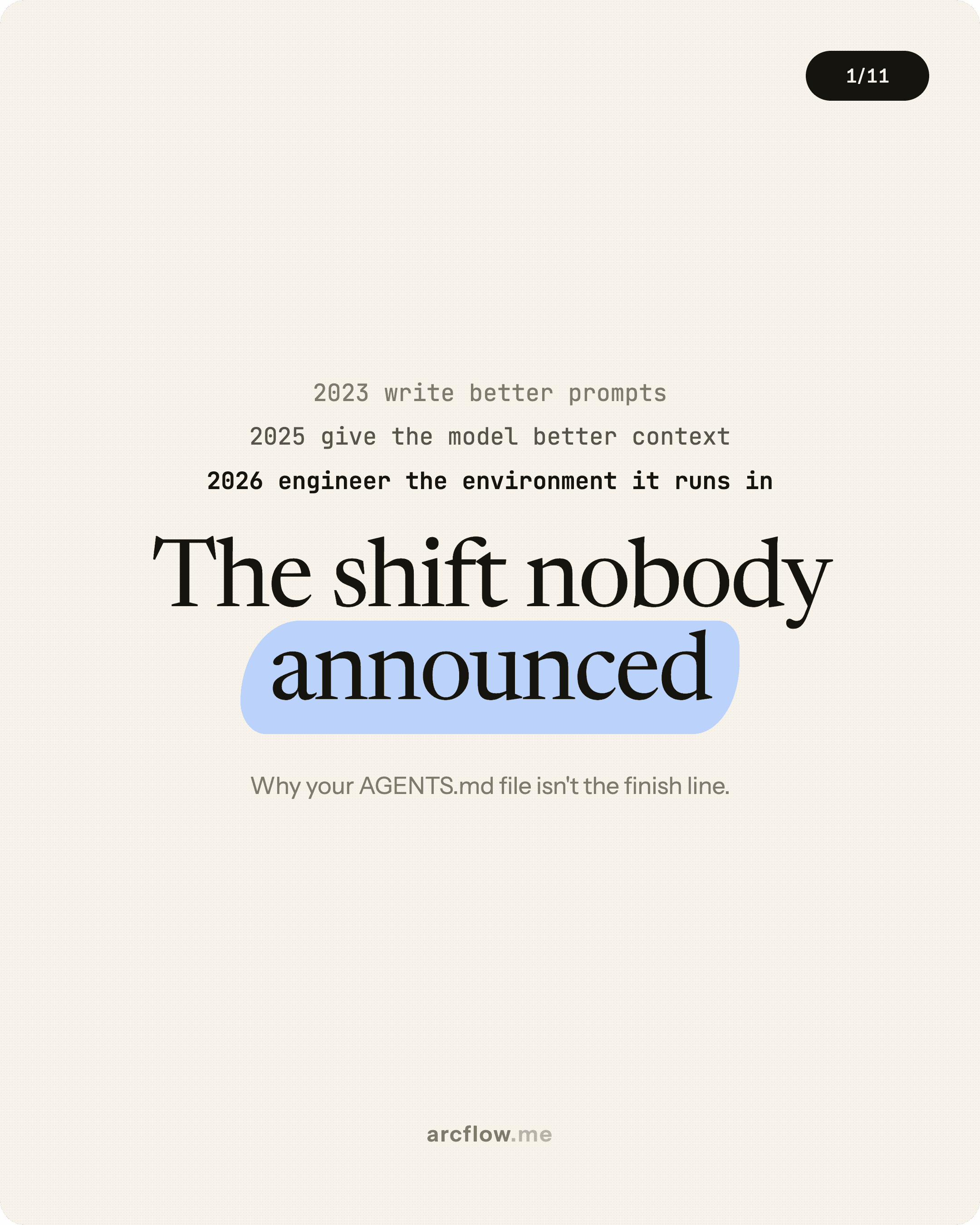 The shift nobody announced